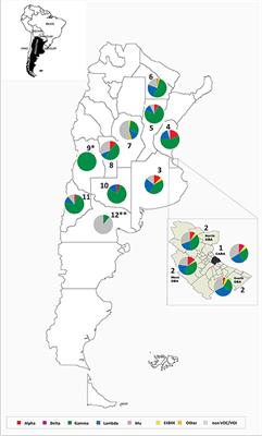 Cost-Effective Method to Perform SARS-CoV-2 Variant Surveillance: Detection of Alpha, Gamma, Lambda, Delta, Epsilon, and Zeta in Argentina